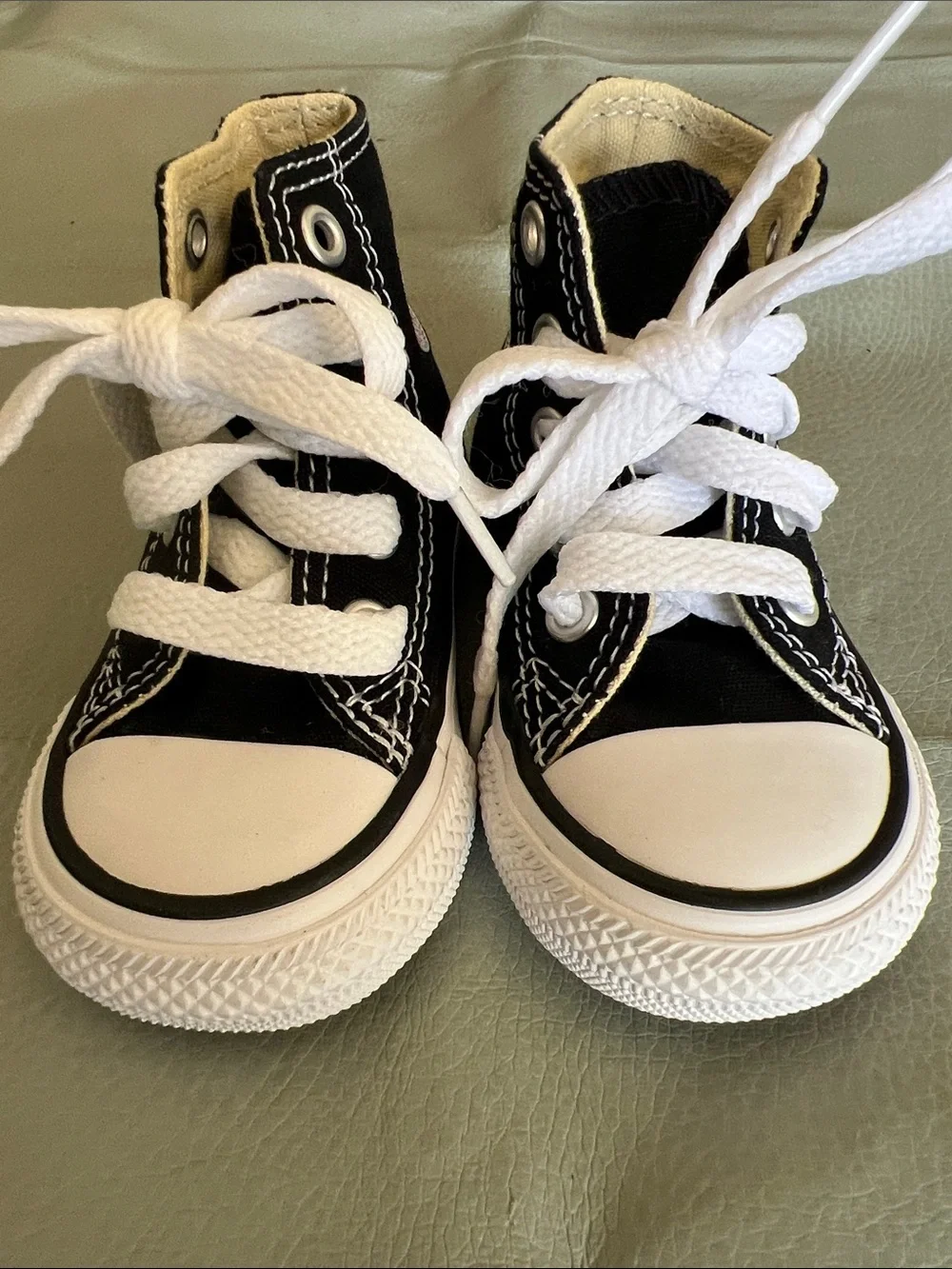 Converse Kids Black & White High-Top Sneakers